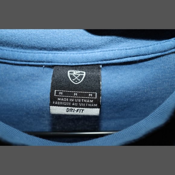 Nike Mock Neck Golf Shirt Size M - Picture 3 of 4